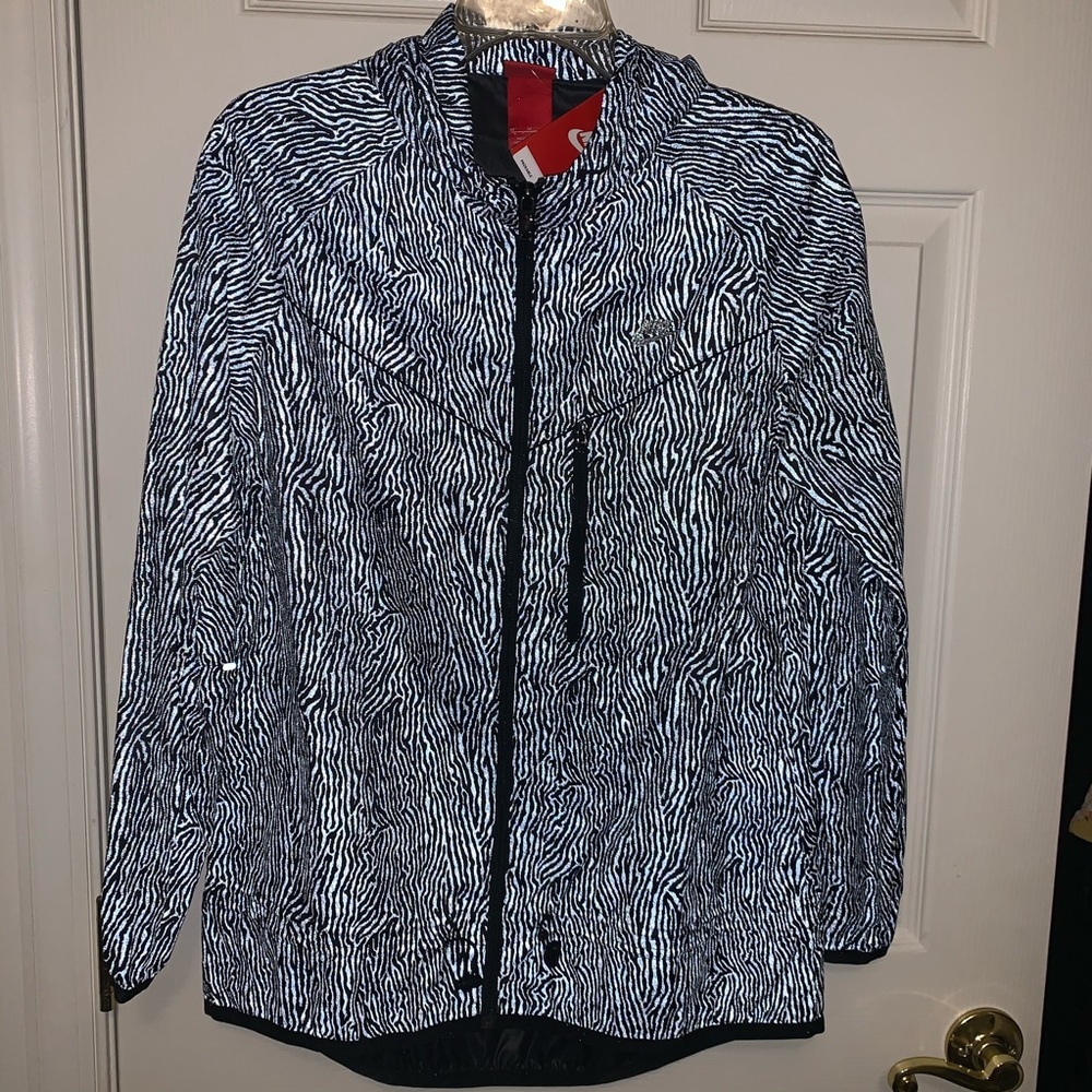 Nike Reflective Zebra Print packable Jacket